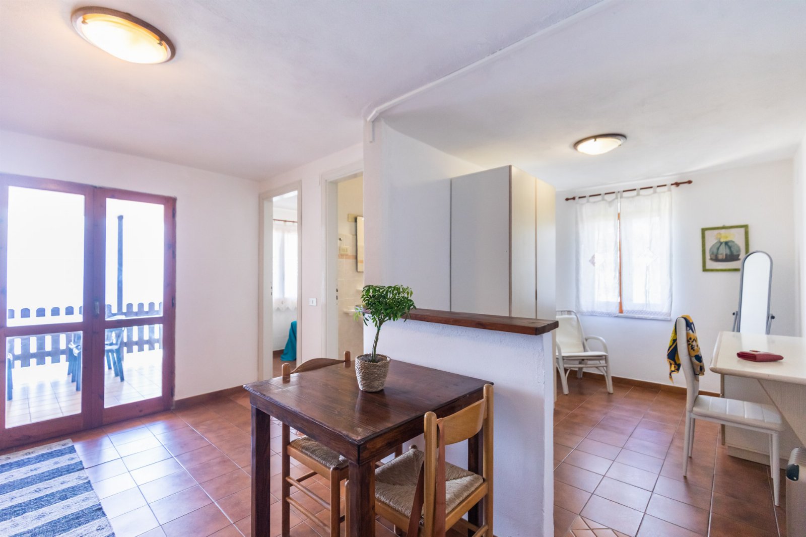 Appartamento Bilocale 2 posti con cucina e vista mare. Spiaggia privata. Sunset Yoga.