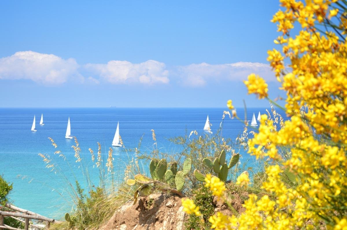 Appartamento Bilocale 2 posti con cucina e vista mare. Spiaggia privata. Sunset Yoga.