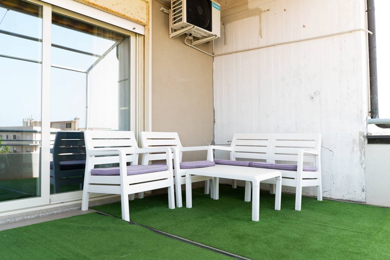 Incantevole attico con caminetto