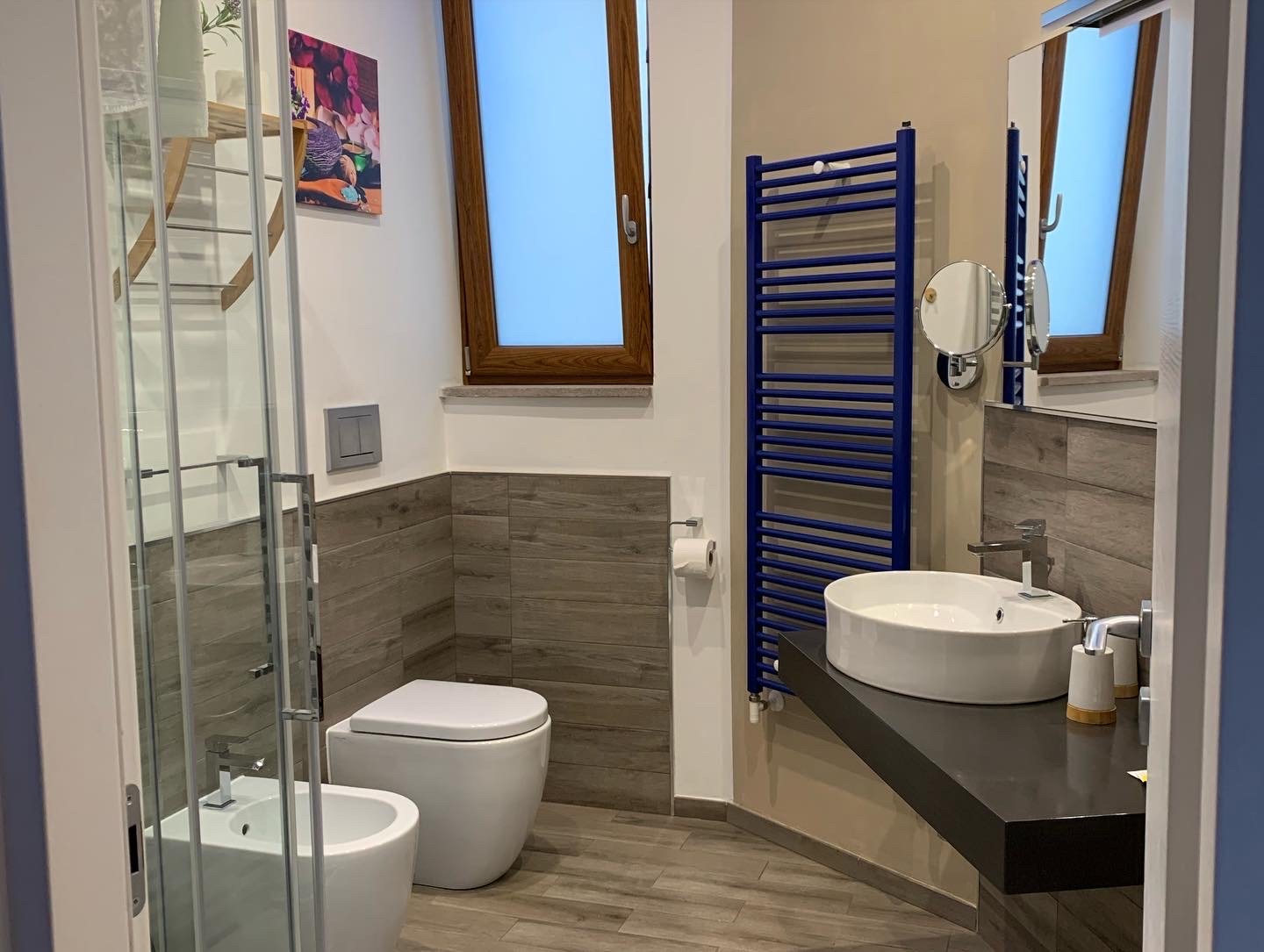 Villa con piscina vista mare