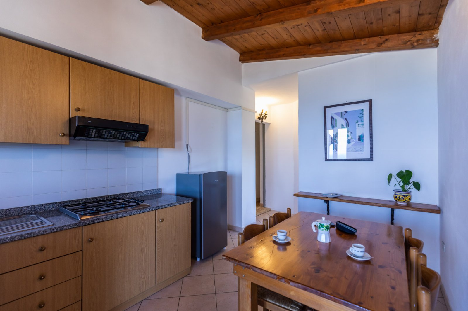 Appartamenti Trilocale 3 posti con cucina vista mare. Spiaggia privata. Sunset Yoga.