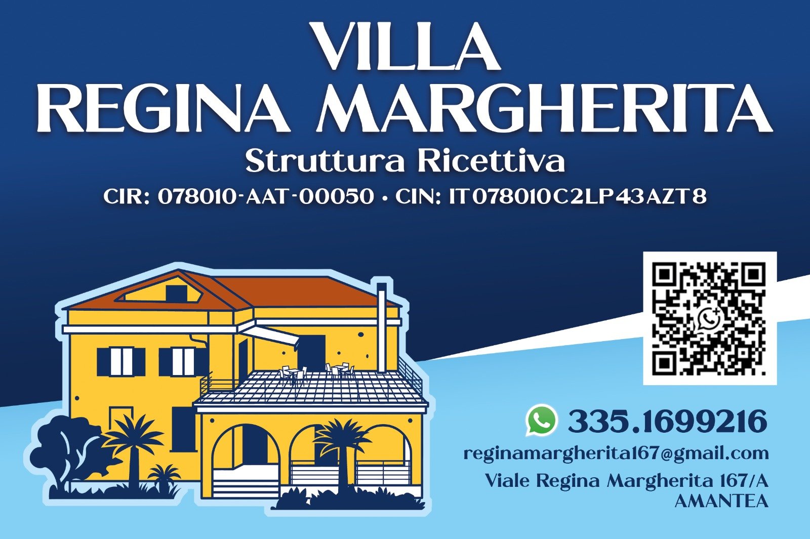 VILLA REGINA MARGHERITA - Ad Amantea (CS) in centro città a due passi dal mare