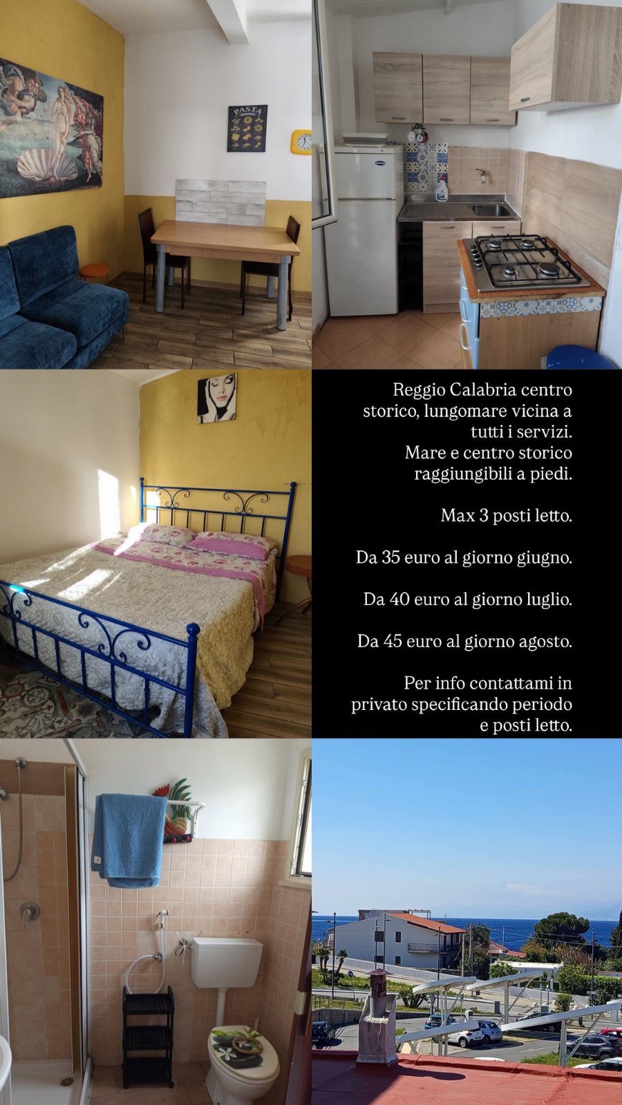 Villa Flora vista mare
