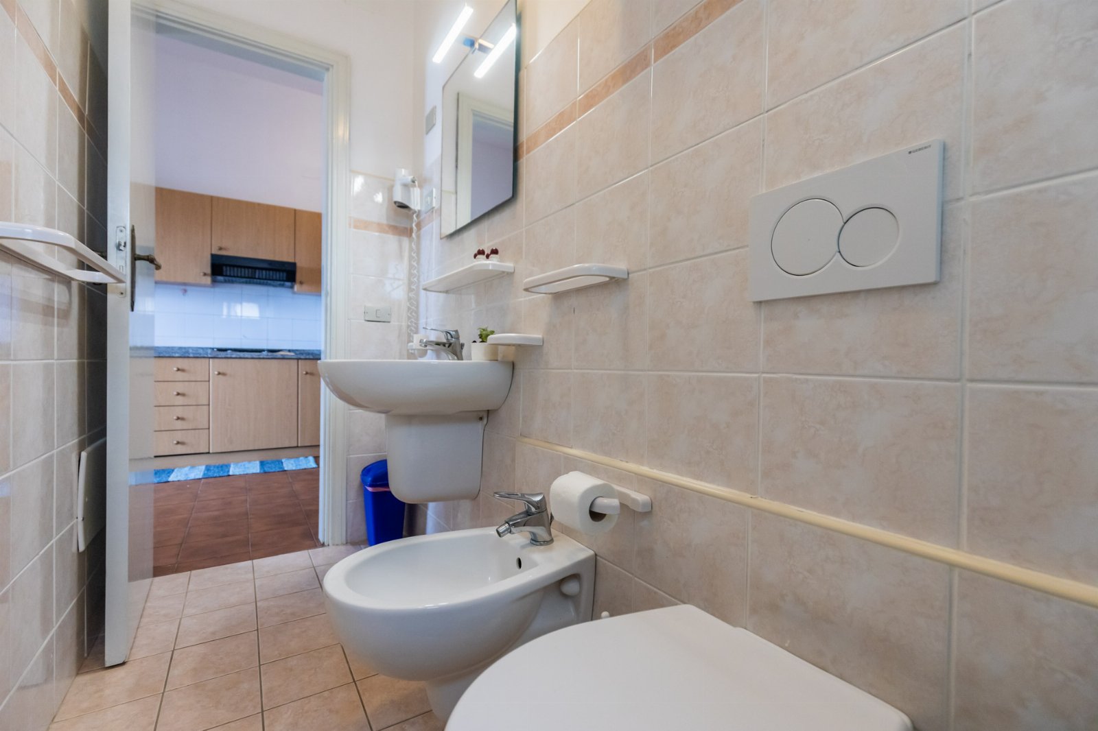 Appartamenti Trilocale 3 posti con cucina vista mare. Spiaggia privata. Sunset Yoga.