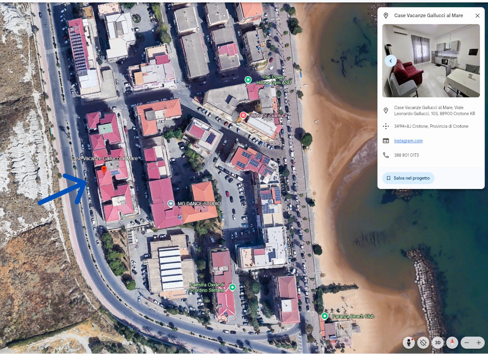 Appartamento sul lungomare di Crotone a 2 minuti dal mare