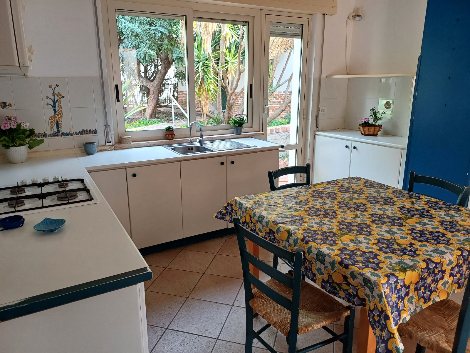 Villa interamente circondata dal giardino