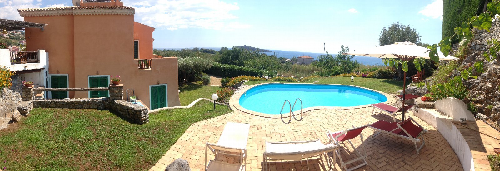 Villetta con piscina privata