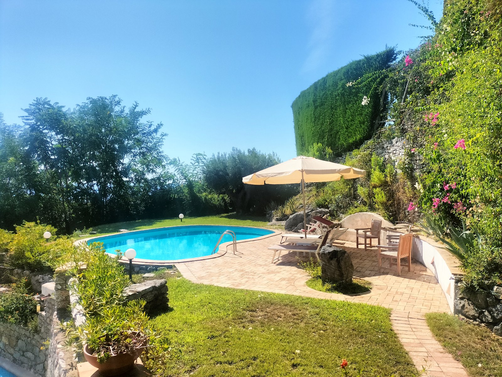 Villetta con piscina privata